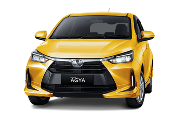 Toyota New Agya - sewa mobil Lombok